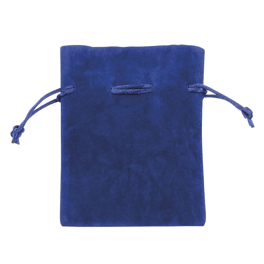 Busta Doppio Velluto Blu 90X120 Mm.