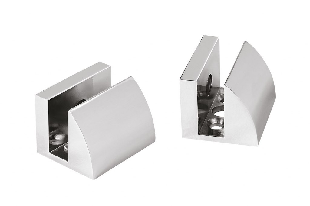 Supporto In Metallo 40X32 Mm Per Vetri