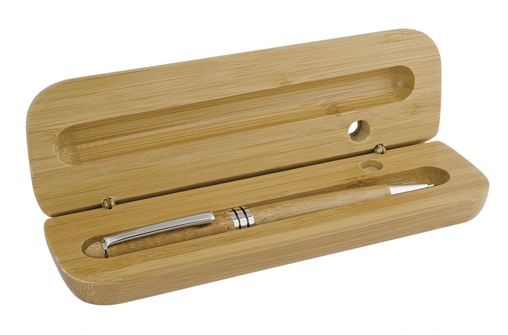 Ball Pen In Bamboo Con Box