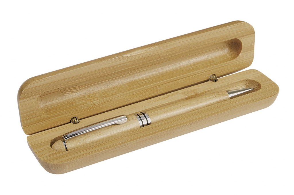 Ball Pen In Bamboo Con Box