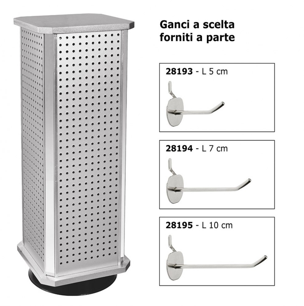 Espositore Portachiavi Girevole -H=67 Cm