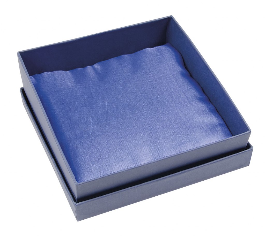 Scatola Blu Raso Blu 150X150X40 Mm