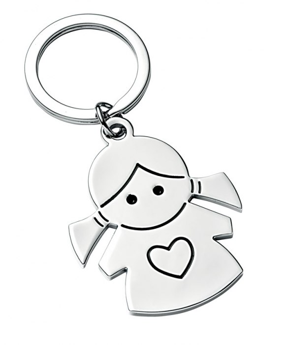Portachiavi "Bimba - Cuore" - No Box