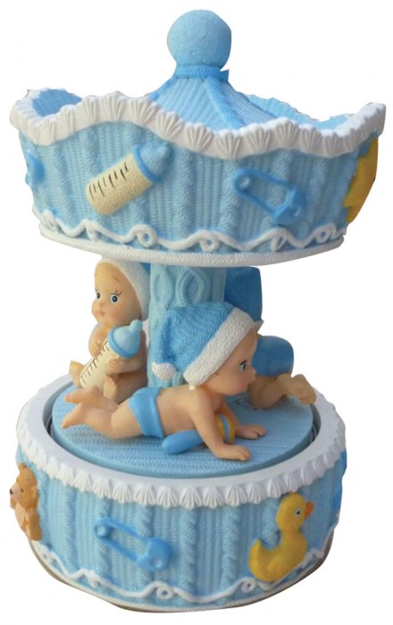 Giostra Bebe' Light Blue - H=160 Mm