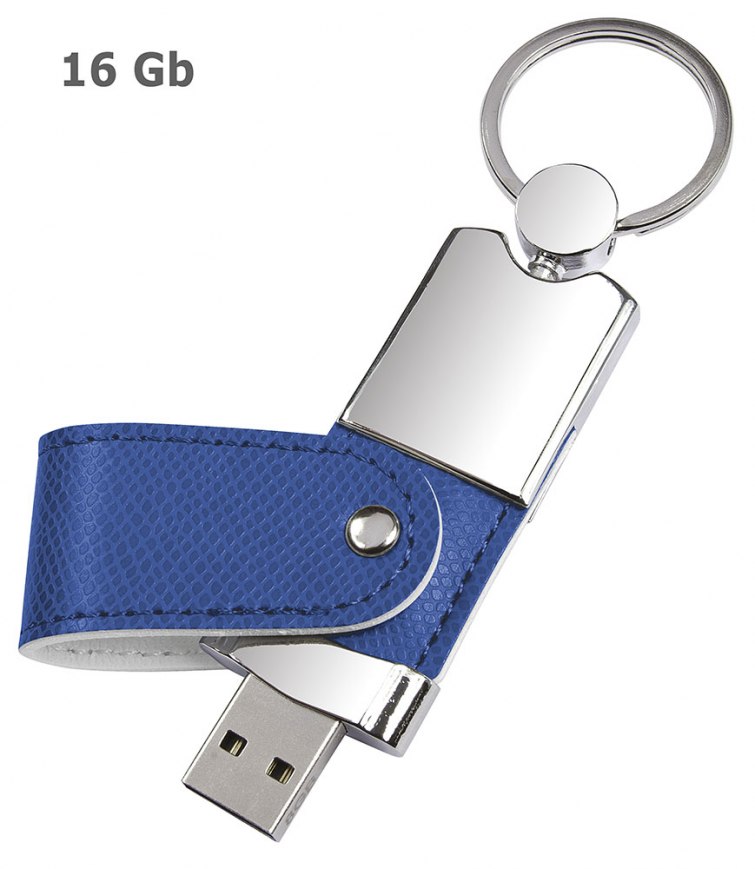 Usb Pelle Blu