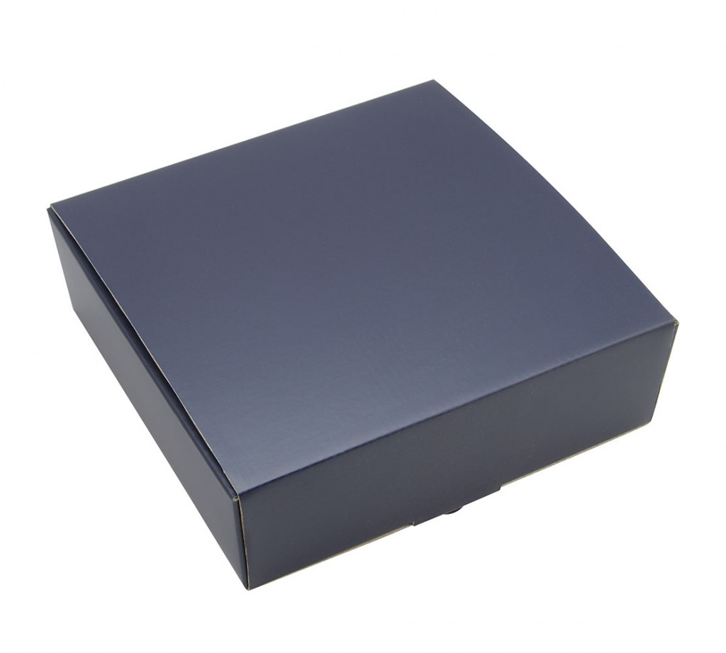 Scatola Blu Da Piegare Cm 13,5X13,5X5,5