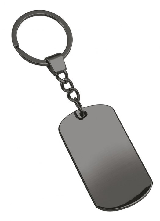 Portachiavi Piastra Rettangolare Brunito