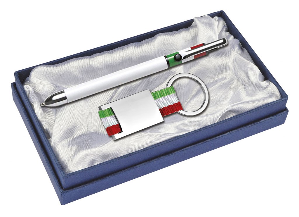 Set Penna E Portachiavi Italia