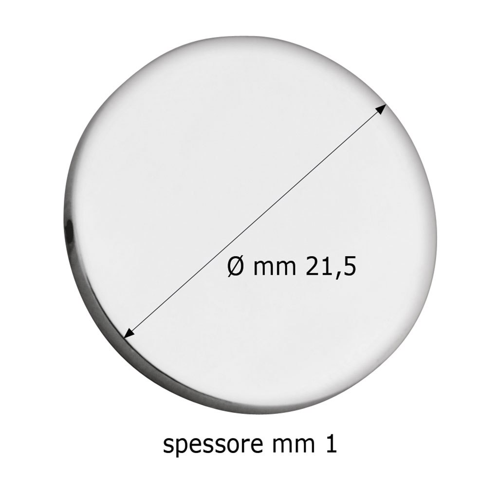 Gettone Lucido 21,5X1 Mm Per Art.7228