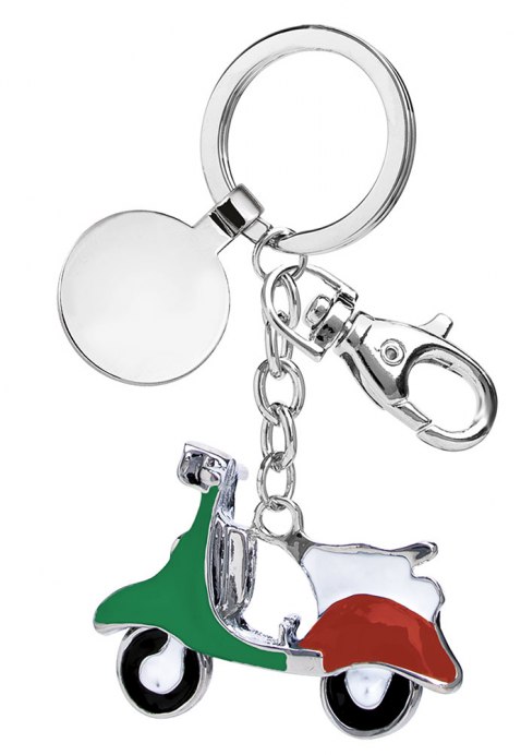 Portachiavi Vespa Tricolore No Box