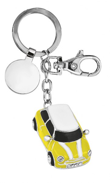 Portachiavi "Auto" - Giallo Nera-No Box