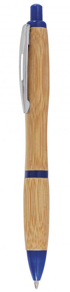 Penna In Legno Parti In Blu