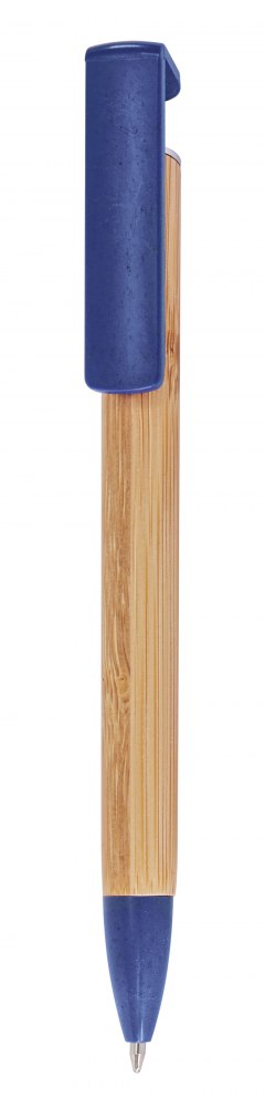 Penna In Legno Parti In Blu