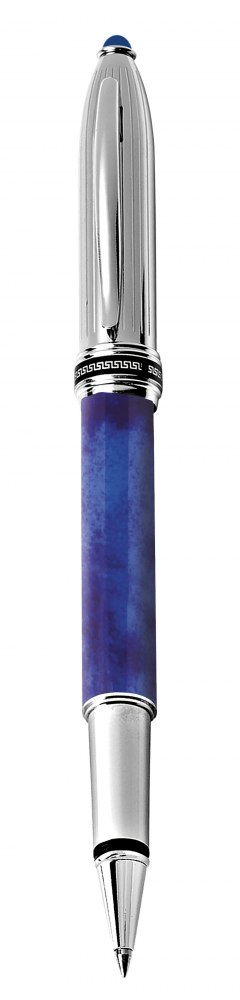 Roller Blue E Cromata Con Linee