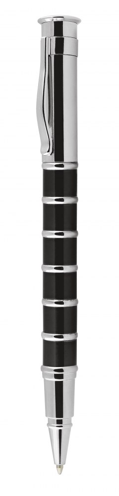 Roller Ad Anelli Nera E Cromata