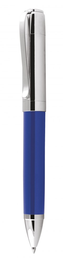 Penna Metallo Blu, Cappuccio Cromato