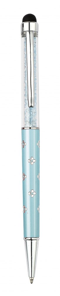 Penna Alluminio Azzurra Flower
