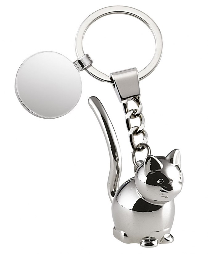 Portachiavi Gatto - Con Gettone-No Box