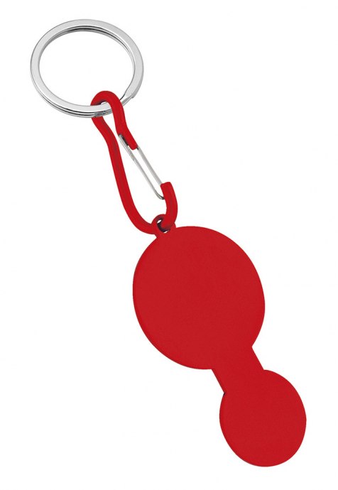 Portachiavi Carrello Allum/Rosso No Box