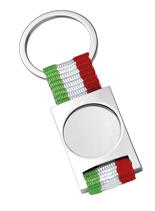 Portachiavi Bandiera Italiana Incavo 25