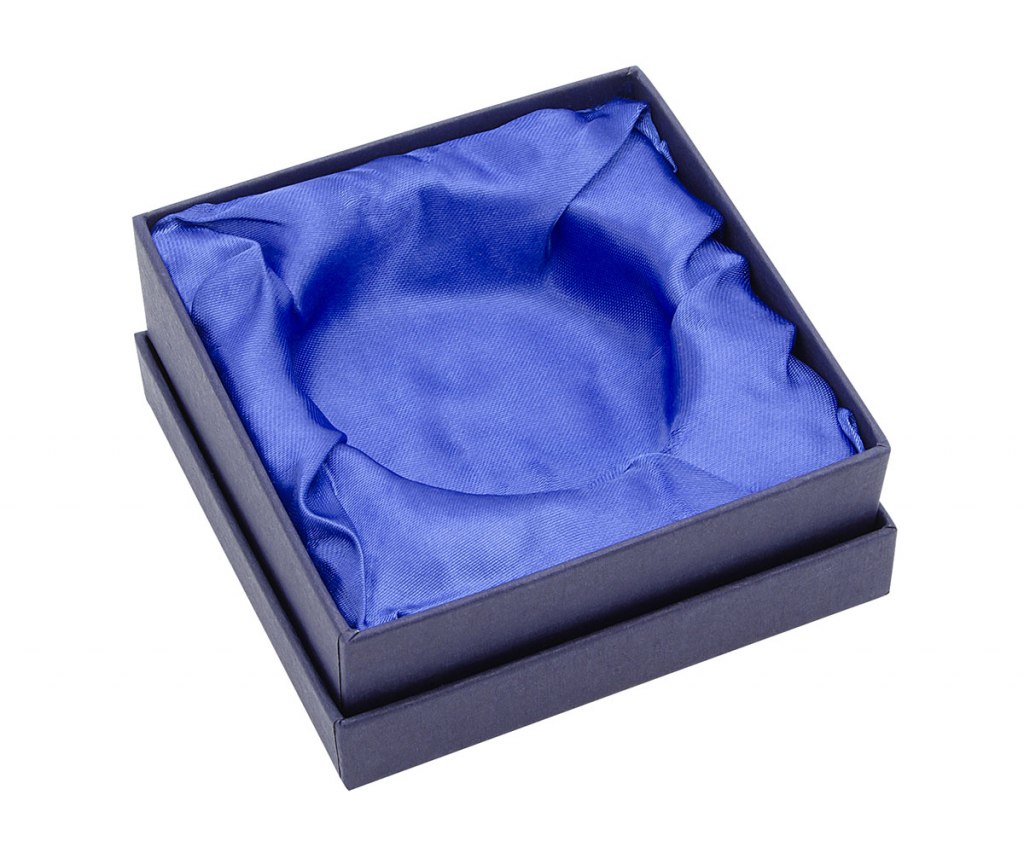 Scatola Blu Raso Blu 140X140X35 Mm