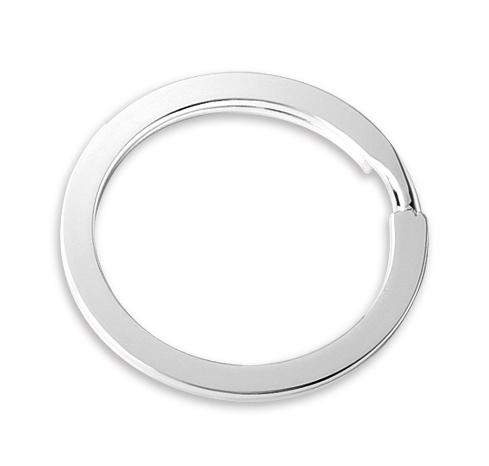 Anello Piatto 28 Mm - Cromato