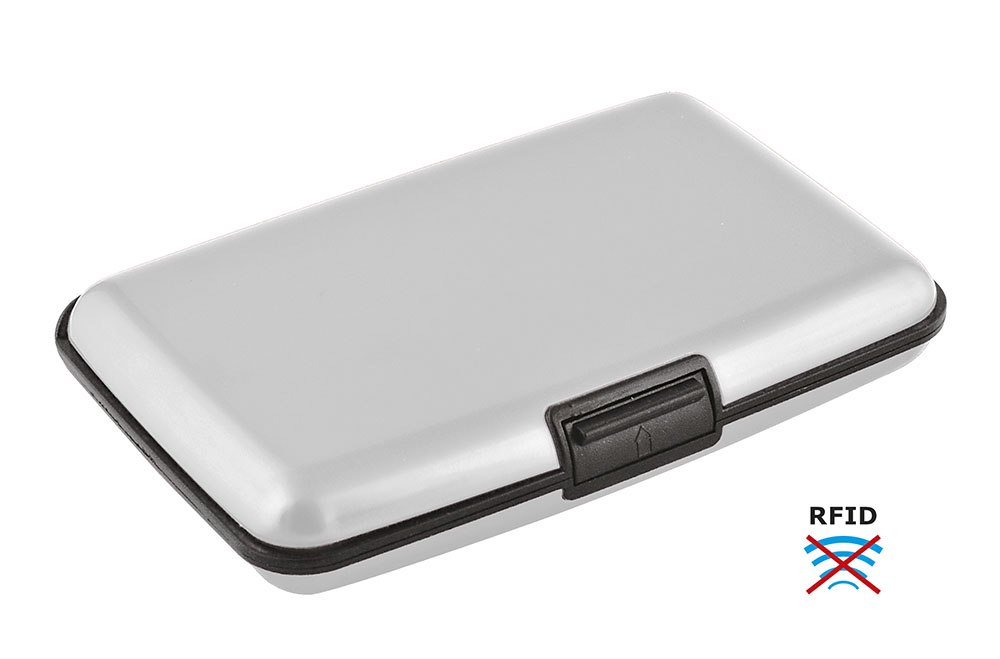 Porta Carte Di Credito Rfid Argento