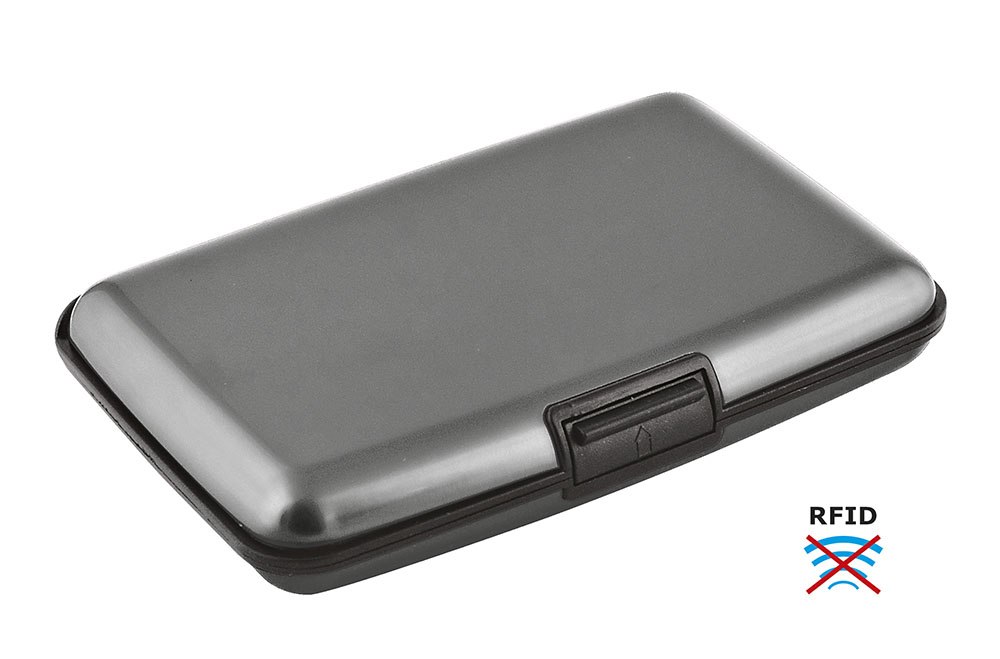 Porta Carte Di Credito Rfid Grigio