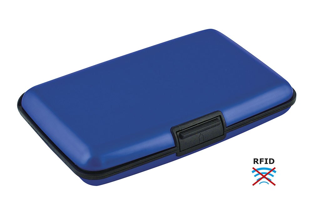 Porta Carte Di Credito Rfid Blu