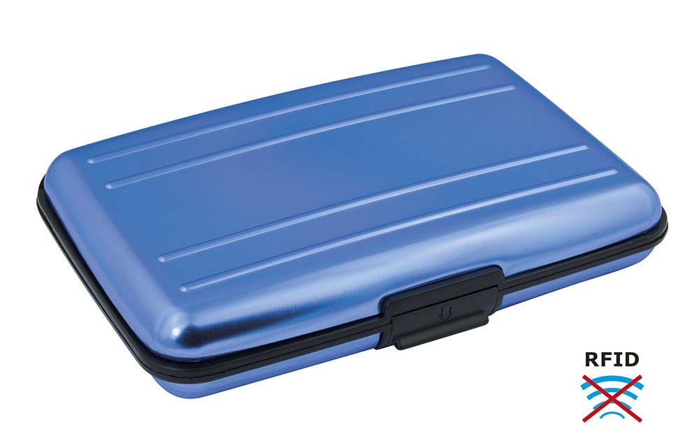 Porta Carte Di Credito Rfid Blu