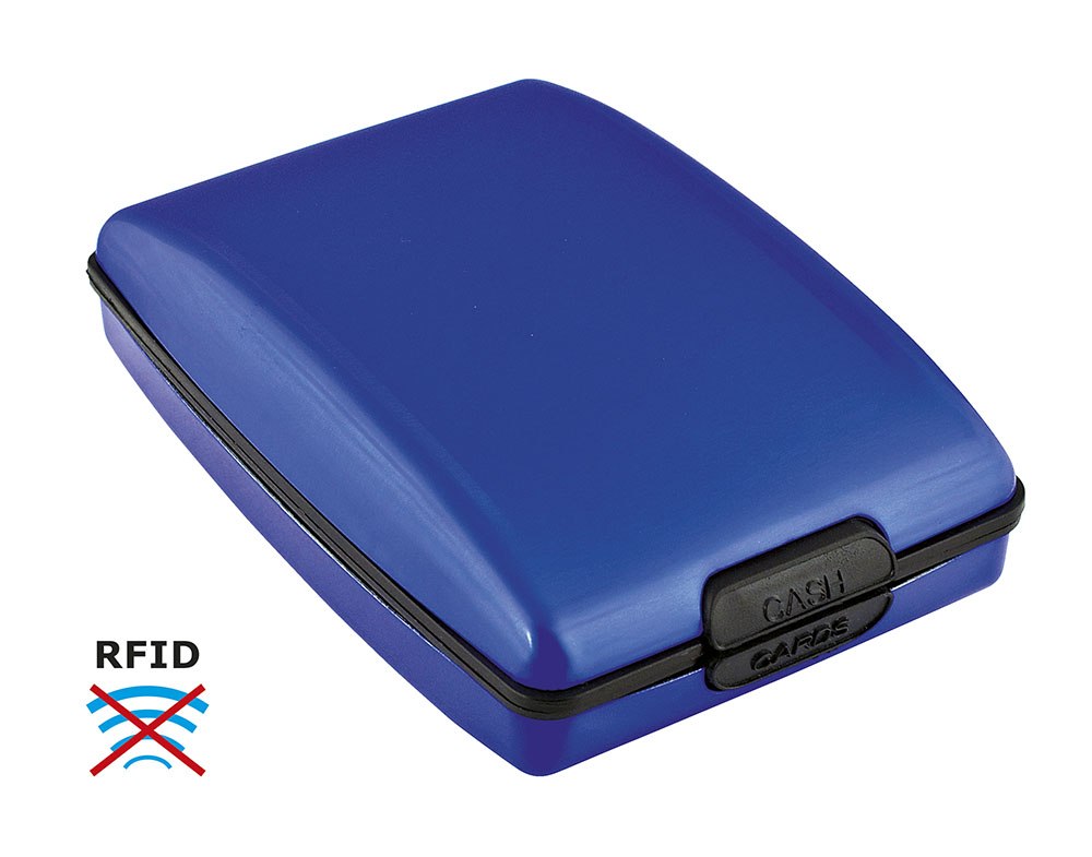 Porta Carte Di Credito Rfid Blu