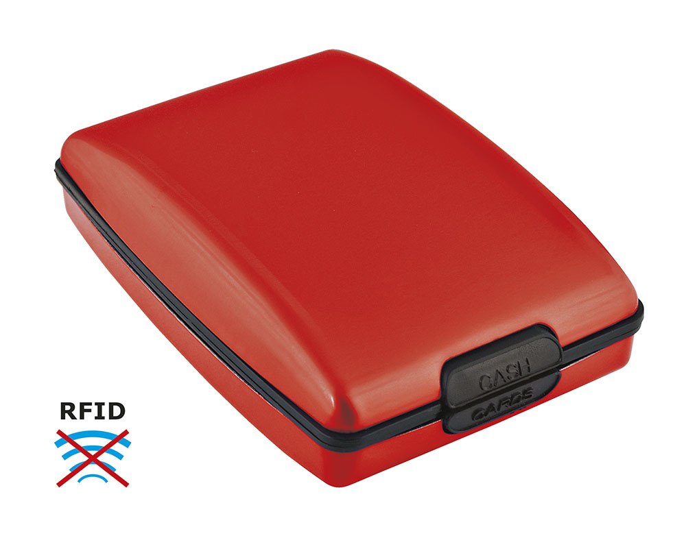 Porta Carte Di Credito Rfid Rosso