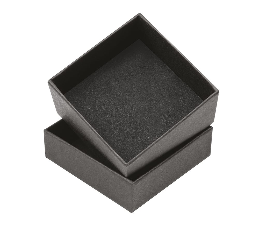 Scatola Nera Fondo Coperchio 9X9X3 Cm