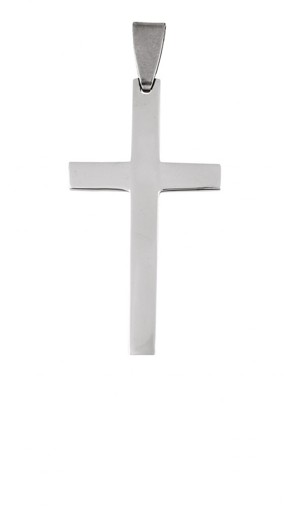 Pendente Croce Mm 38X20 - Acciaio