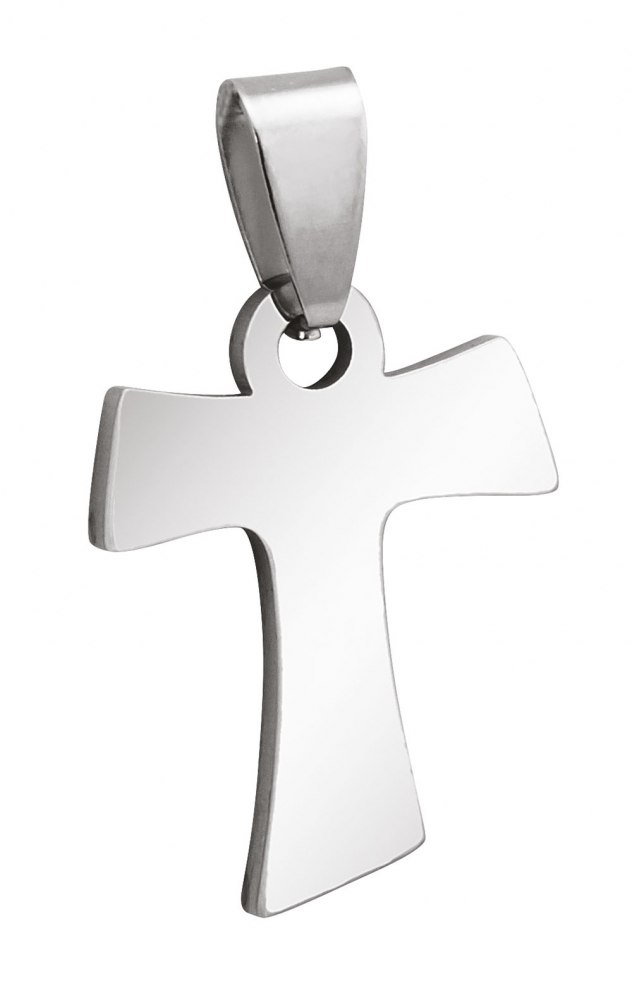 Pendente Acciaio Tau 23X18 Mm