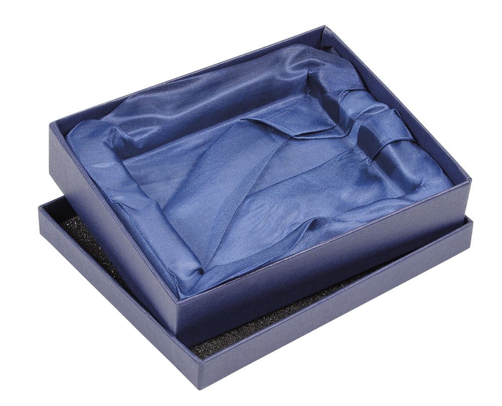 Scatola Blu Raso Blu 160X130X40 Mm