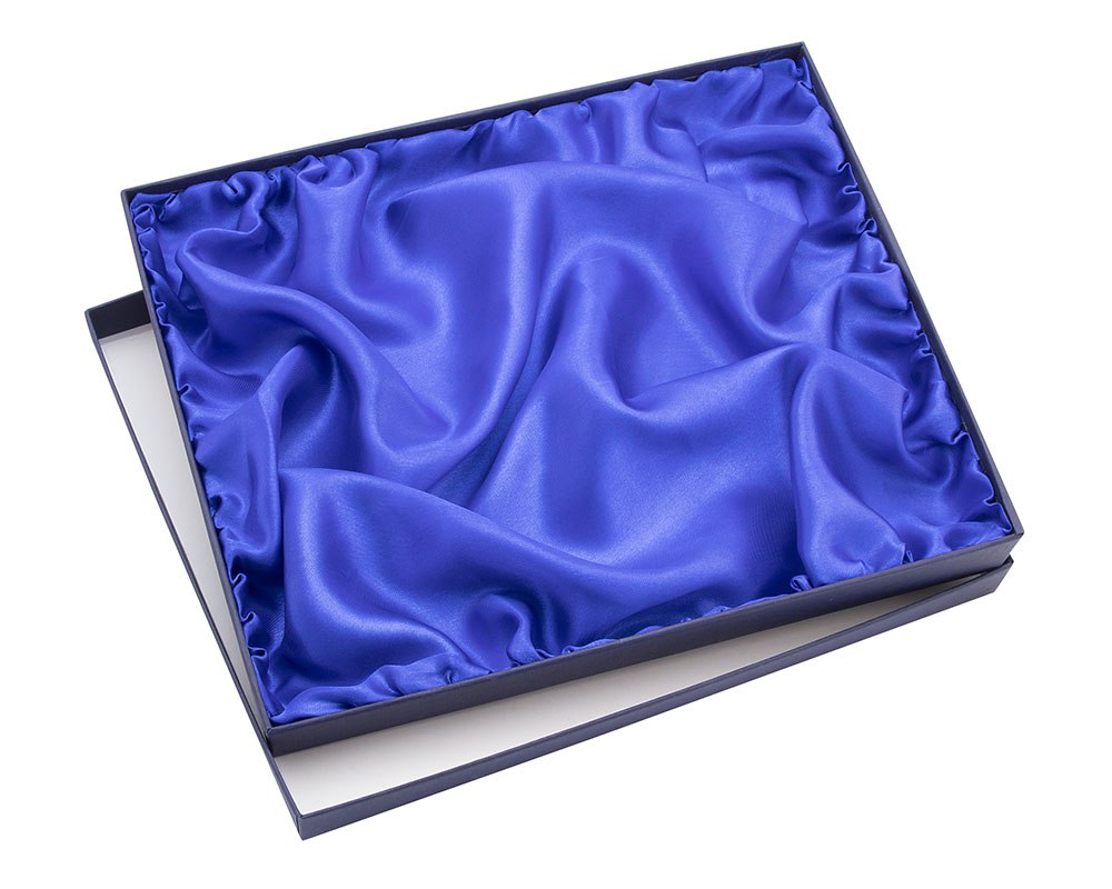 Scatola Blu 280X230X25 Con Satin X Crest