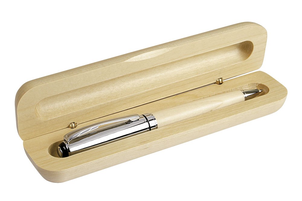 Ball Pen In Legno Con Box