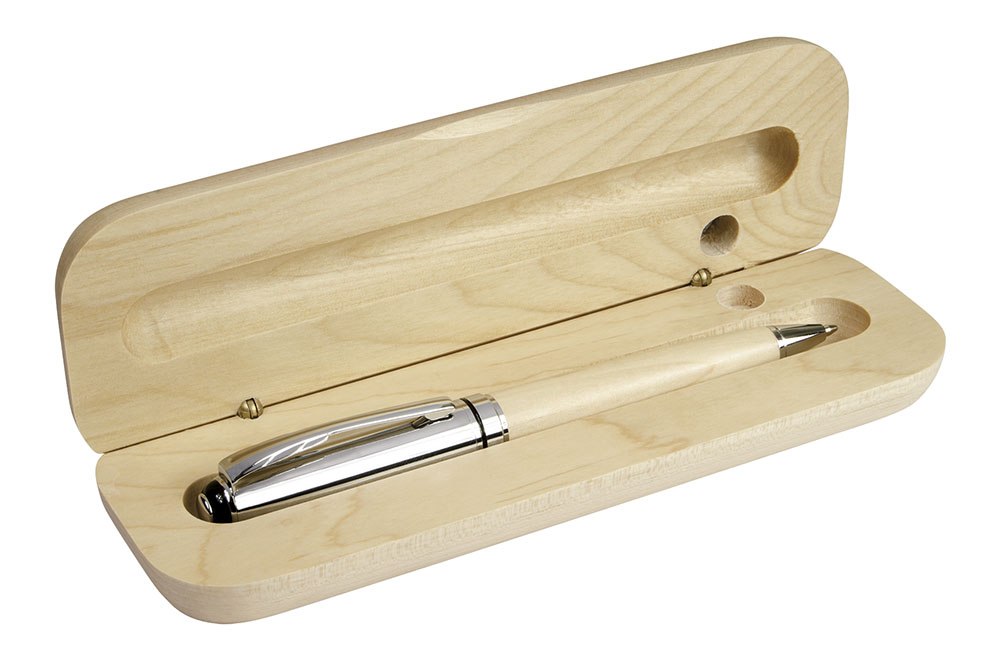 Ball Pen In Legno Con Box