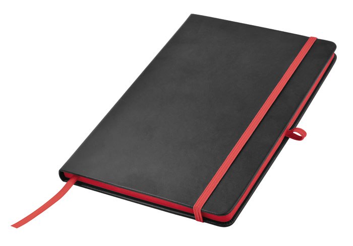Blocco Appunti Nero/Rosso(No Box)140X210