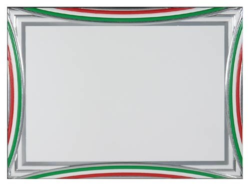 Targa Bianca Tricolore X Sub.mm 200X150