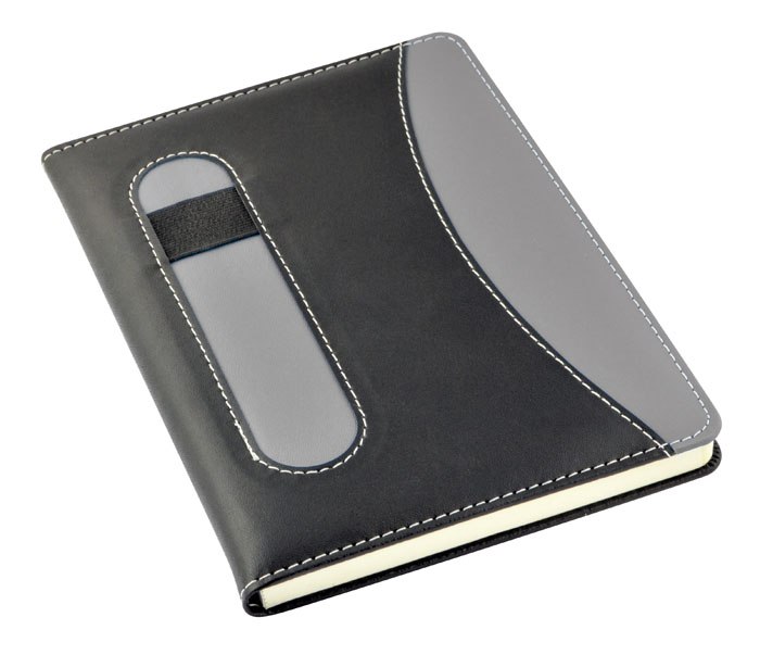 Blocco Appunti Grigio/Nero 127X178 Mm