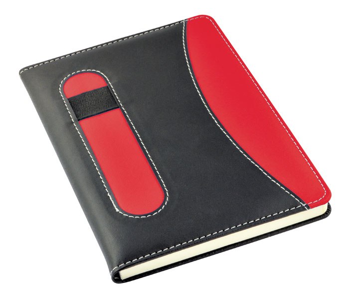 Blocco Appunti Rosso/Nero 127X178 Mm
