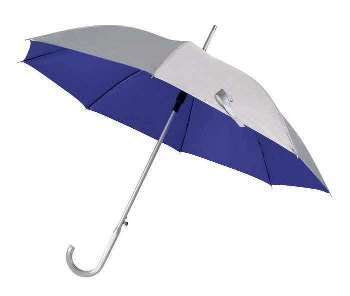 Ombrello Automatico Argento/Blu D=107 Cm