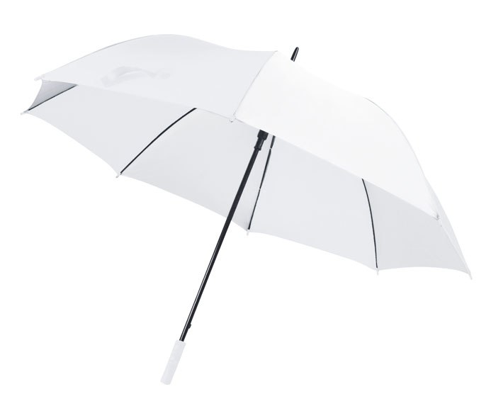 Ombrello Golf Bianco Manico Pvc D=127 Cm
