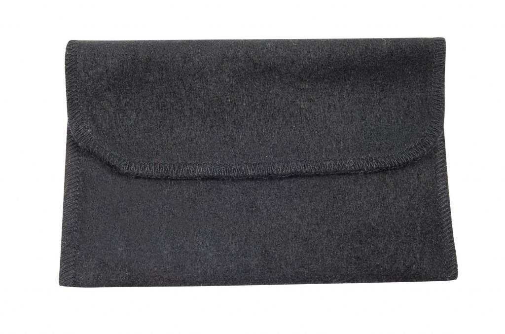 Bustina Nera Per Portabiglietti Mm110X70