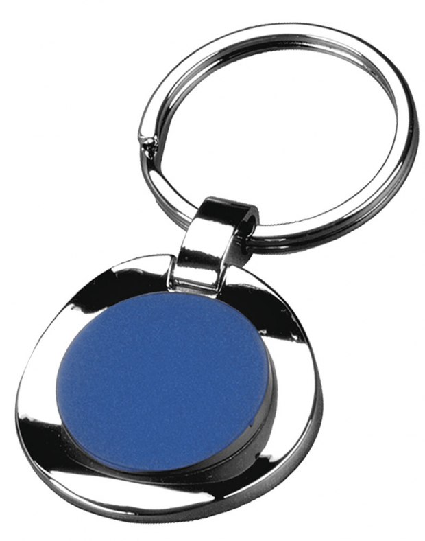 Portachiavi Blu In Metal Box
