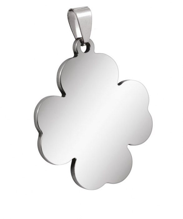 Pendente Fiore Medio Acciaio 29X34Mm