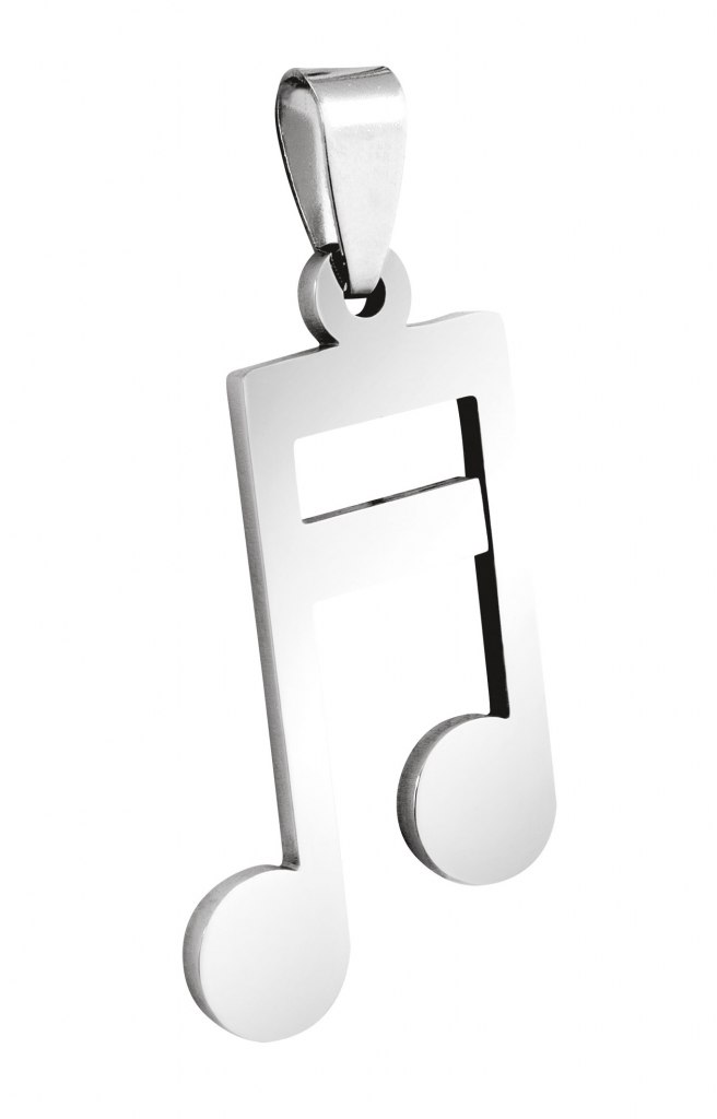 Pendente Nota Musicale - Acciaio