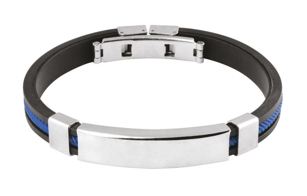 Bracciale Nero E Blu